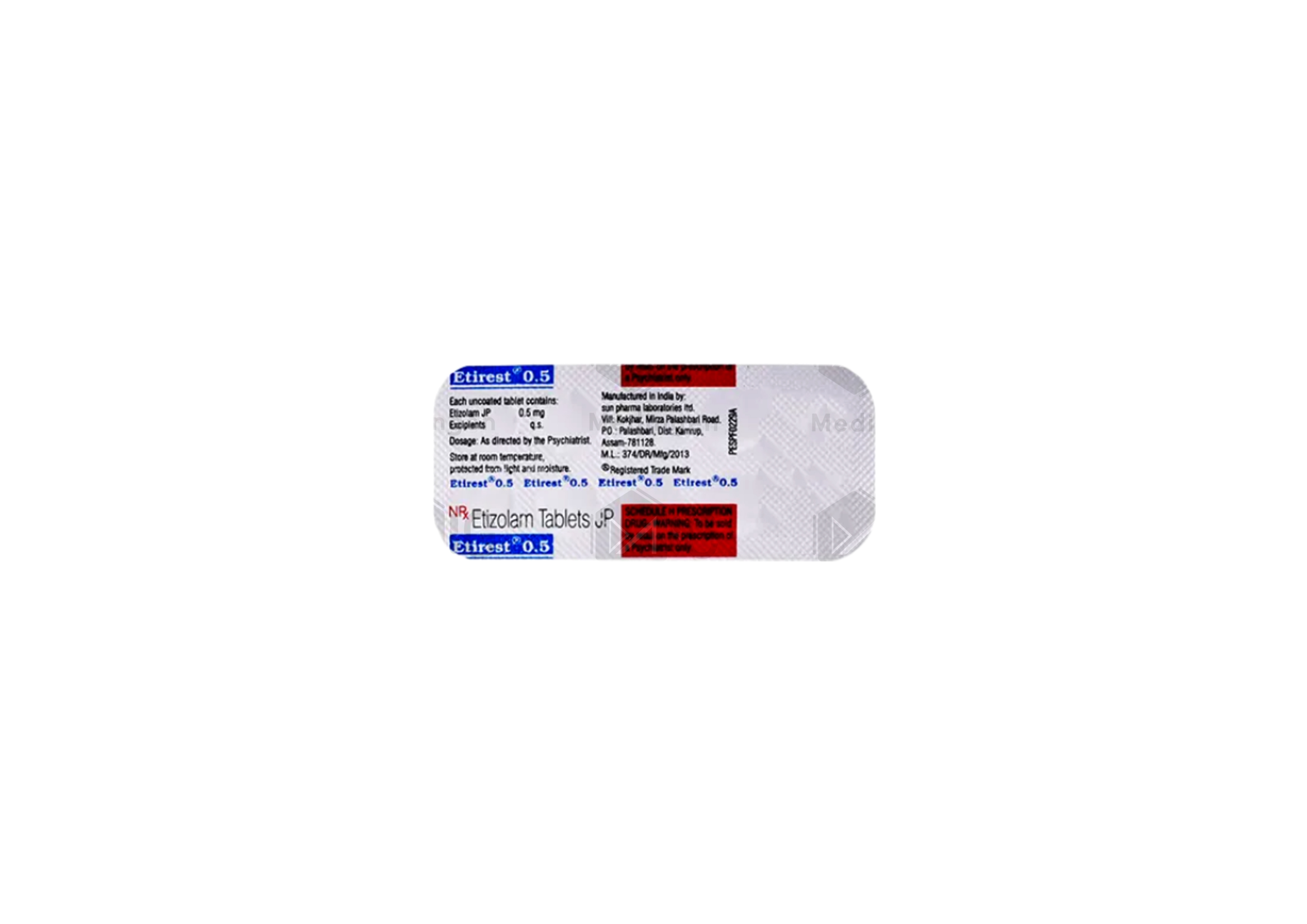 ETIREST 0.5MG